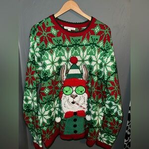 Llama *ugly or cute*  Christmas sweater